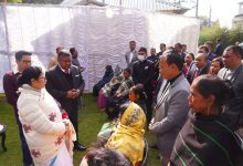 असम-मेघालय सीमा हादसे के मृतकों के परिजनों को अनुग्रह राशि सौपी