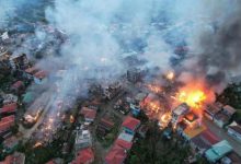 म्यानमार सेना का सर्जिकल स्ट्राइक विद्रोहियों के शिविर पर हवाई हमला