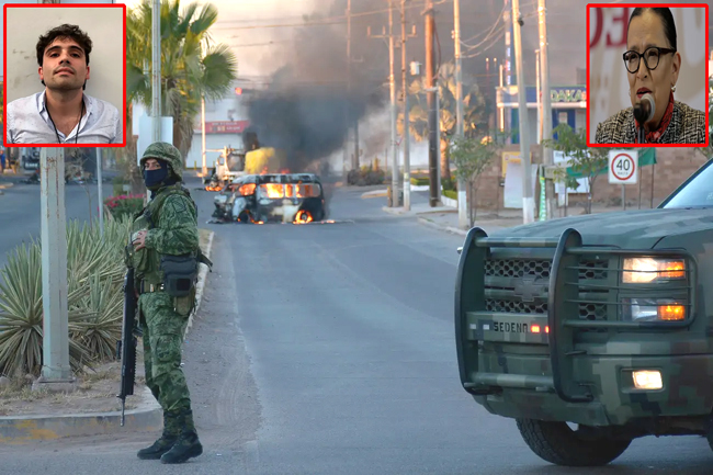 चौबीस घंटे तक मैक्सिको के शहर में आतंक का माहौल बनाया अपराधियों ने
