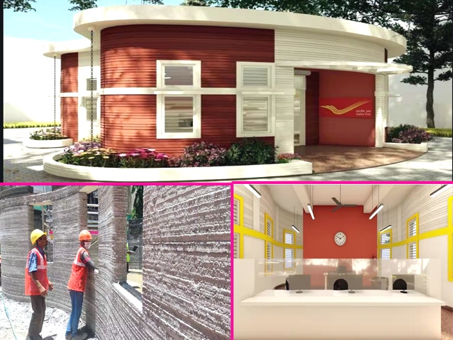 थ्री डी प्रिंटेड भवन की लागत मात्र 23 लाख रुपये, देखें वीडियो