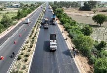एक सौ घंटे में 112.5 किलोमीटर सड़क निर्माण का रिकार्ड