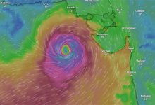 पाकिस्तान होते हुए राजस्थान आयेगा तूफान