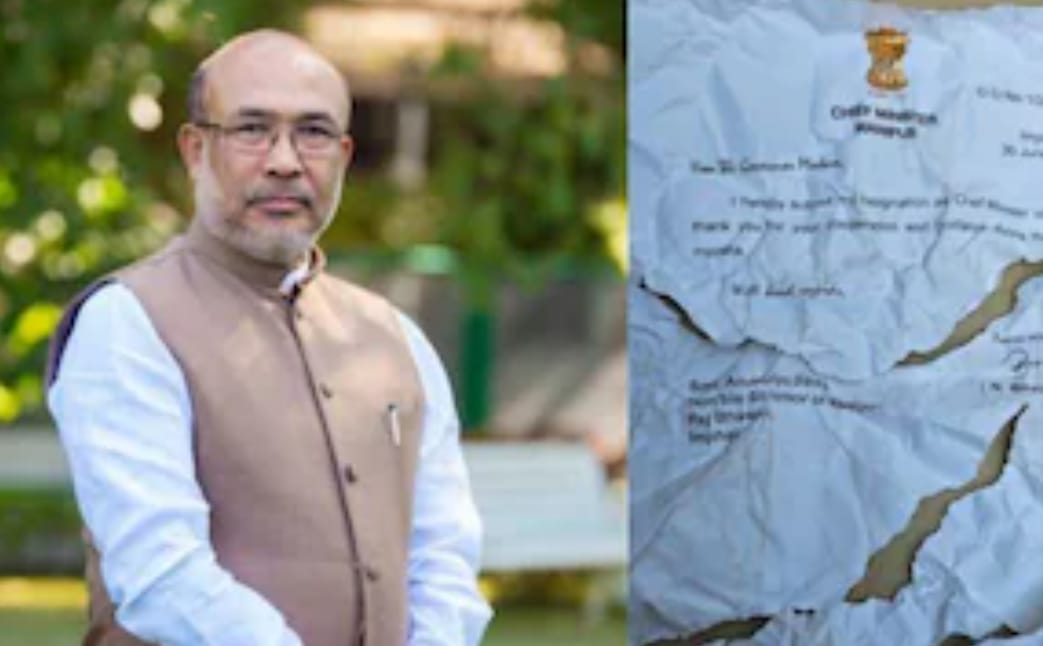 मणिपुर के मुख्यमंत्री के इस्तीफे को लेकर इंफाल में हाई वोल्टेज ड्रामा