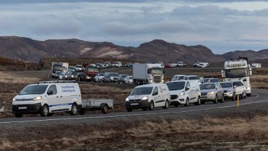 आइसलैंड में लोगों को सुरक्षित स्थानों पर हटाया गया