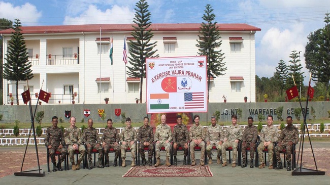 मेघालय में भारत और अमेरिका का विशेष सैन्य अभ्यास