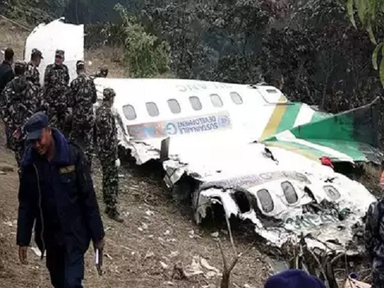 पायलट की गलती से नेपाल का विमान हादसा