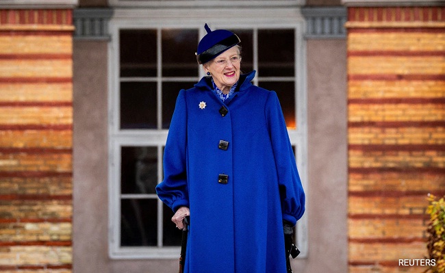 डेनमार्क की महारानी ने लाइव प्रसारण में पद त्यागने का एलान किया