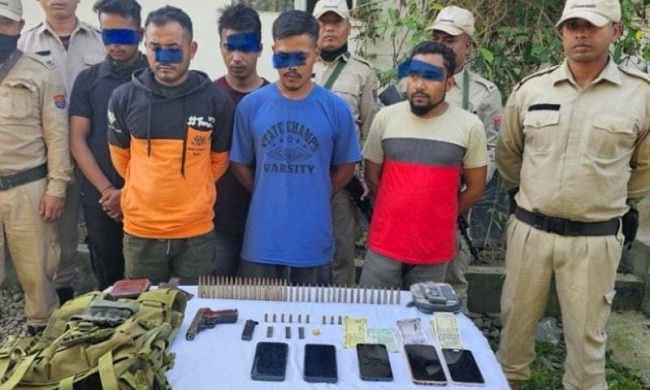 मणिपुर पुलिस ने केसीपी के चार कैडरों को गिरफ्तार किया