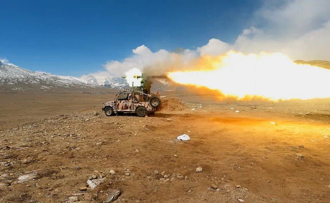 सिक्किम की ऊंचाई पर एंटी टैंक मिसाइल का परीक्षण