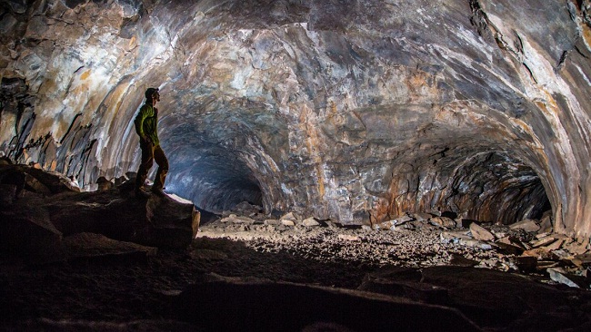 ज्वालामुखी से बनी गुफाओं में निवास करते थे प्राचीन मानव