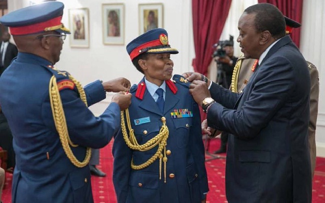 केन्या में पहली महिला वायु सेना प्रमुख की नियुक्ति