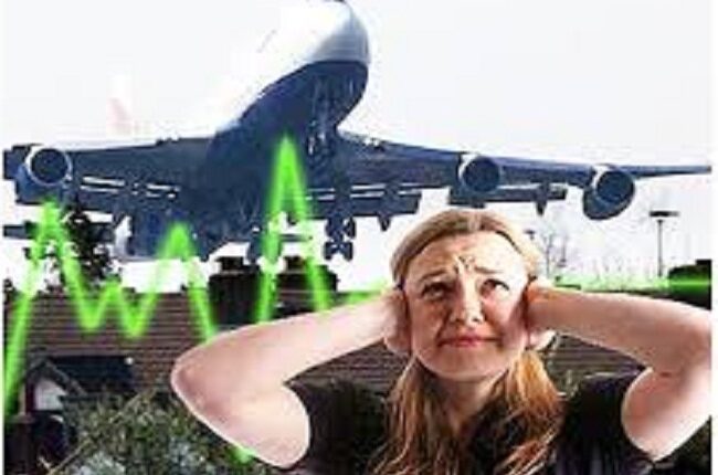 हवाई जहाज का शोर बीमारी का जोखिम बढ़ाता है