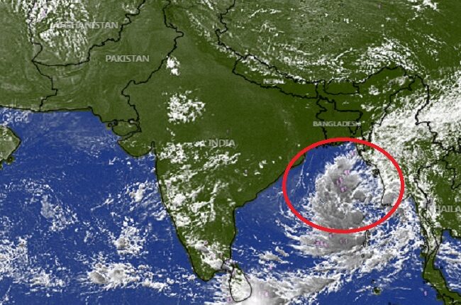 चक्रवात डाना ओडिशा, पश्चिम बंगाल से टकराएगा